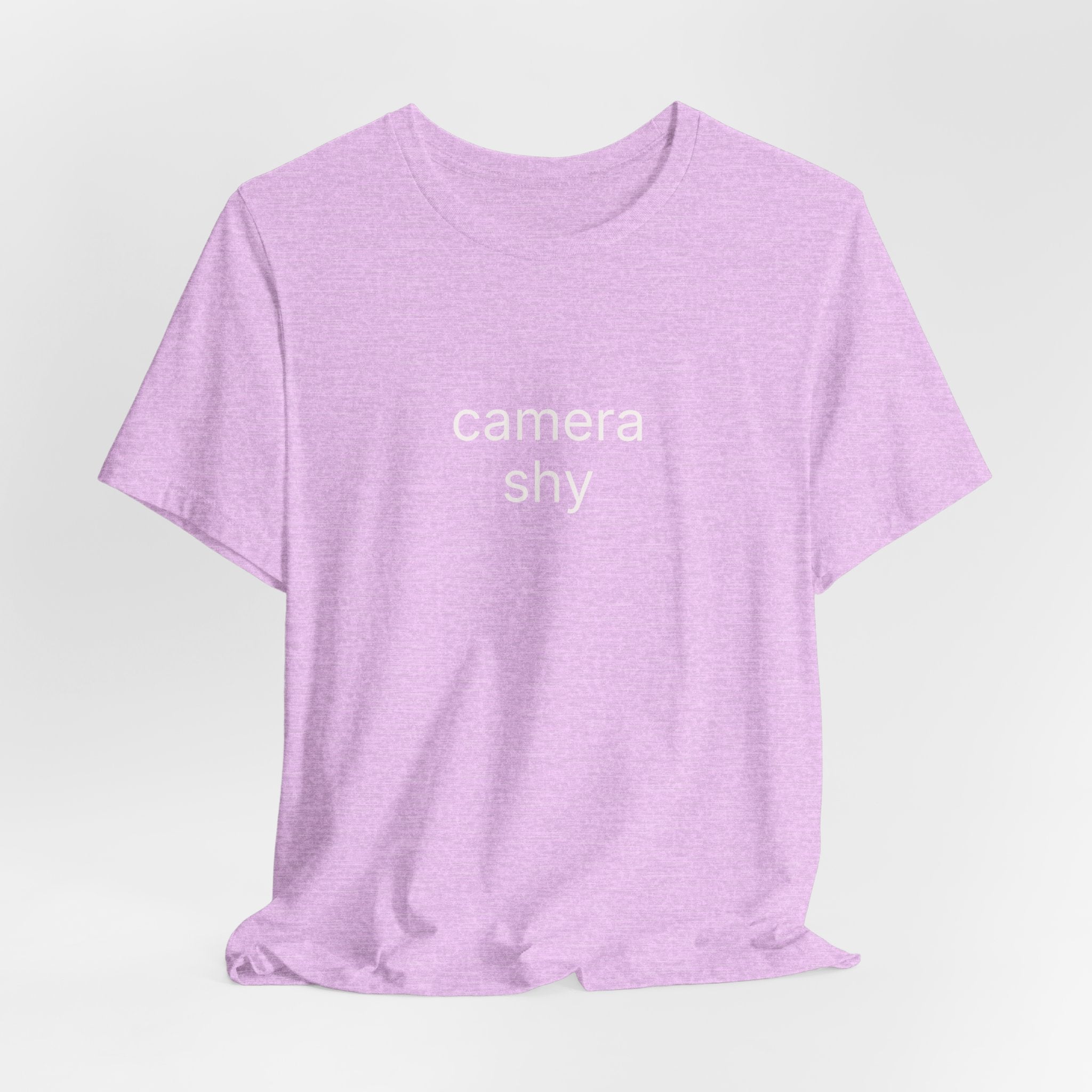 camera shy