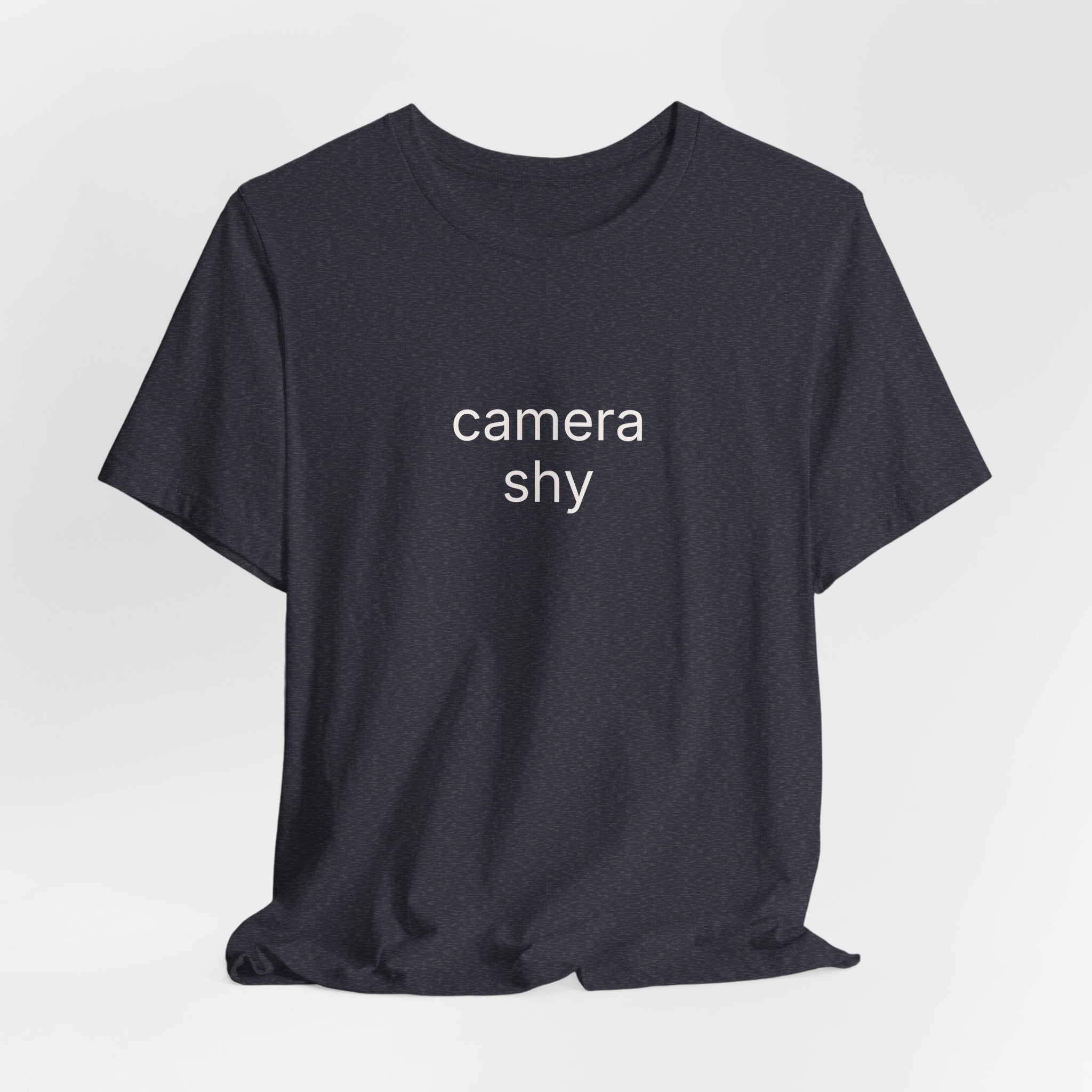 camera shy